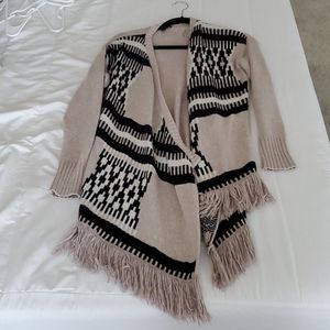 Boho knit cardigan